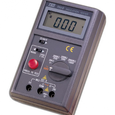 泰仕TES-1600數位式絕緣測試器|TES1